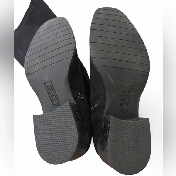 Kenneth Cole Black Knee-High Women's Boots - Picture 4 of 6